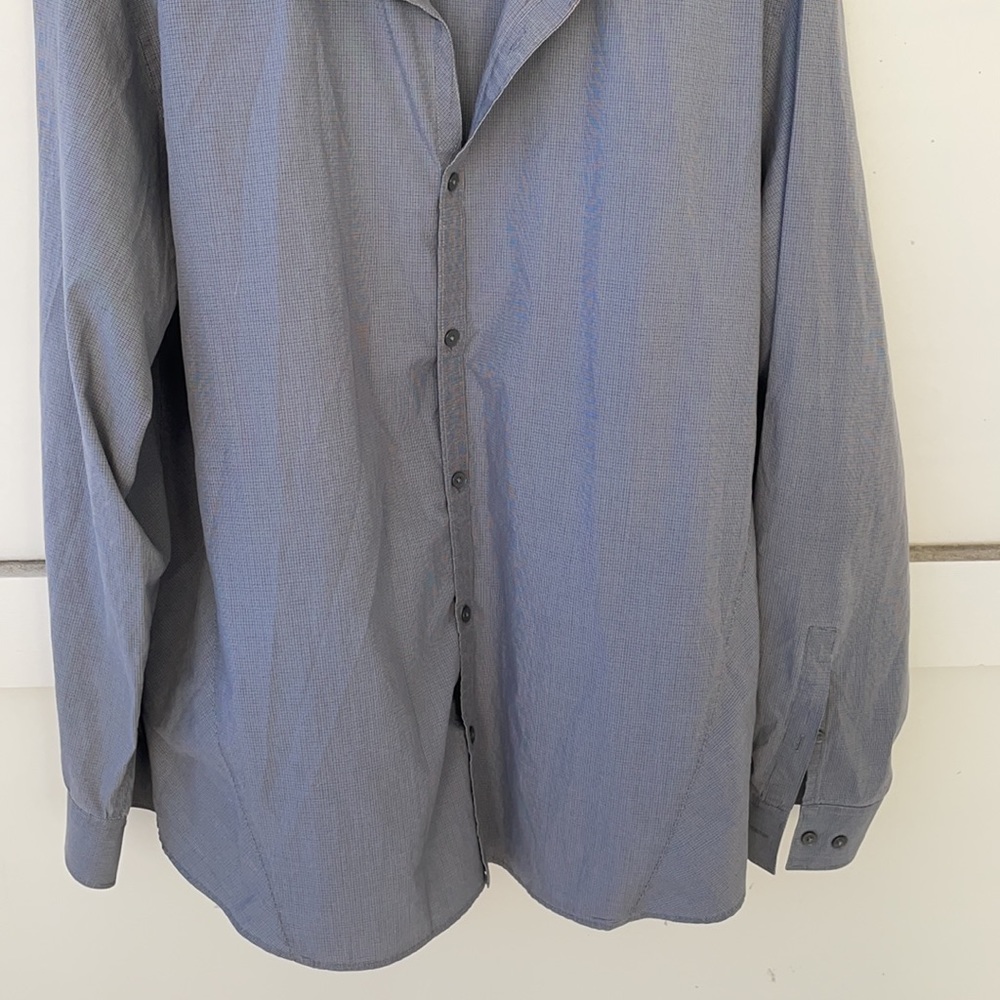 Calvin Klein Gray Button Down - image 3